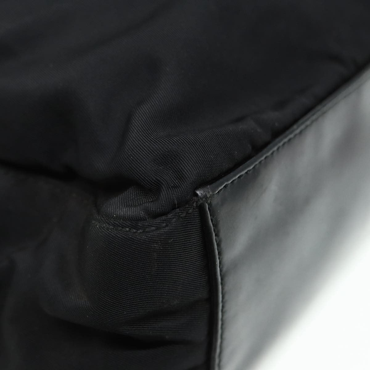 Prada Vintage Shoulder Bag Tessuto, BLACK, NYLON, Shoulder bag