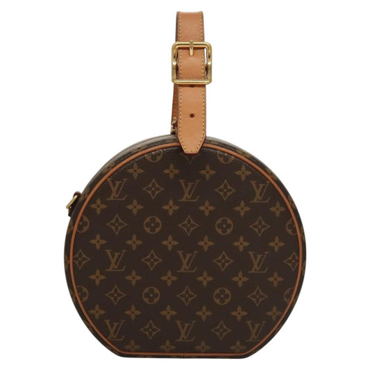 Louis Vuitton Petite Boite Chapeau Bag Monogram Canvas, BROWN, CANVAS, Shoulder bag