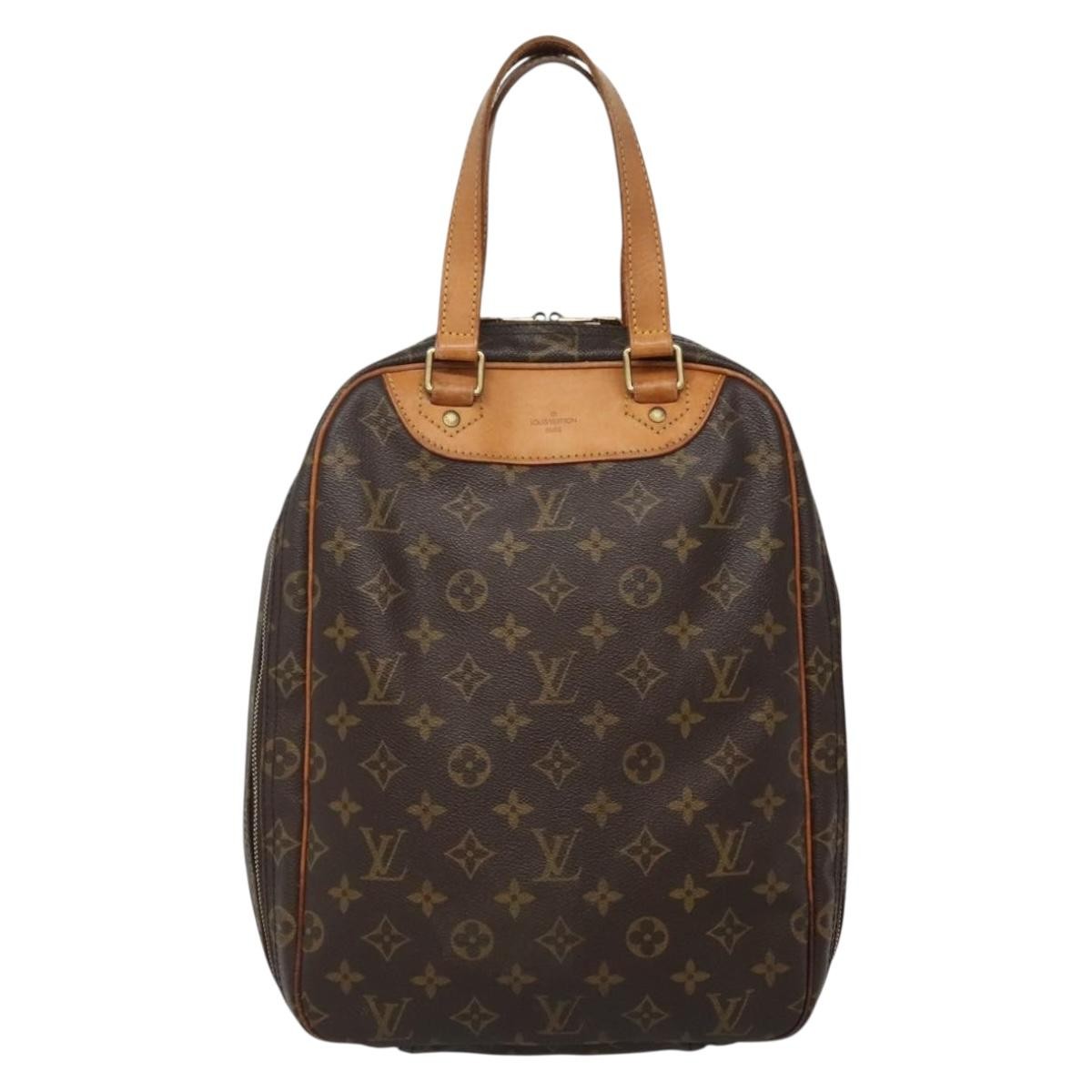 Louis Vuitton Excursion Handbag Monogram Canvas, BROWN, CANVAS, Handbag