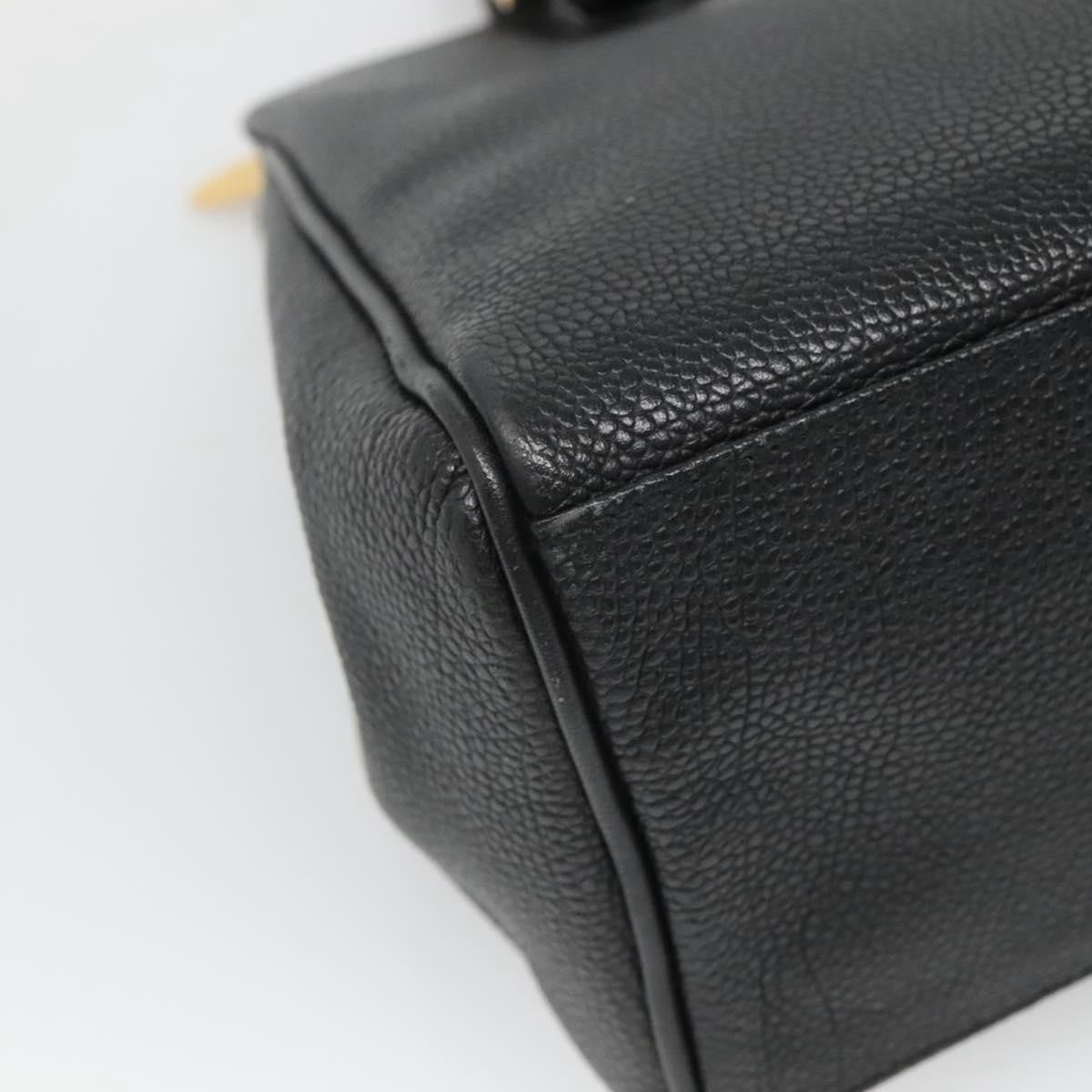 Burberry Vintage Handbag Leather, BLACK, LEATHER, Handbag