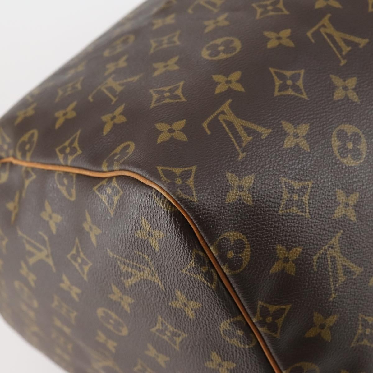 Louis Vuitton Keepall Bag Monogram Canvas, BROWN, CANVAS, Travel bag