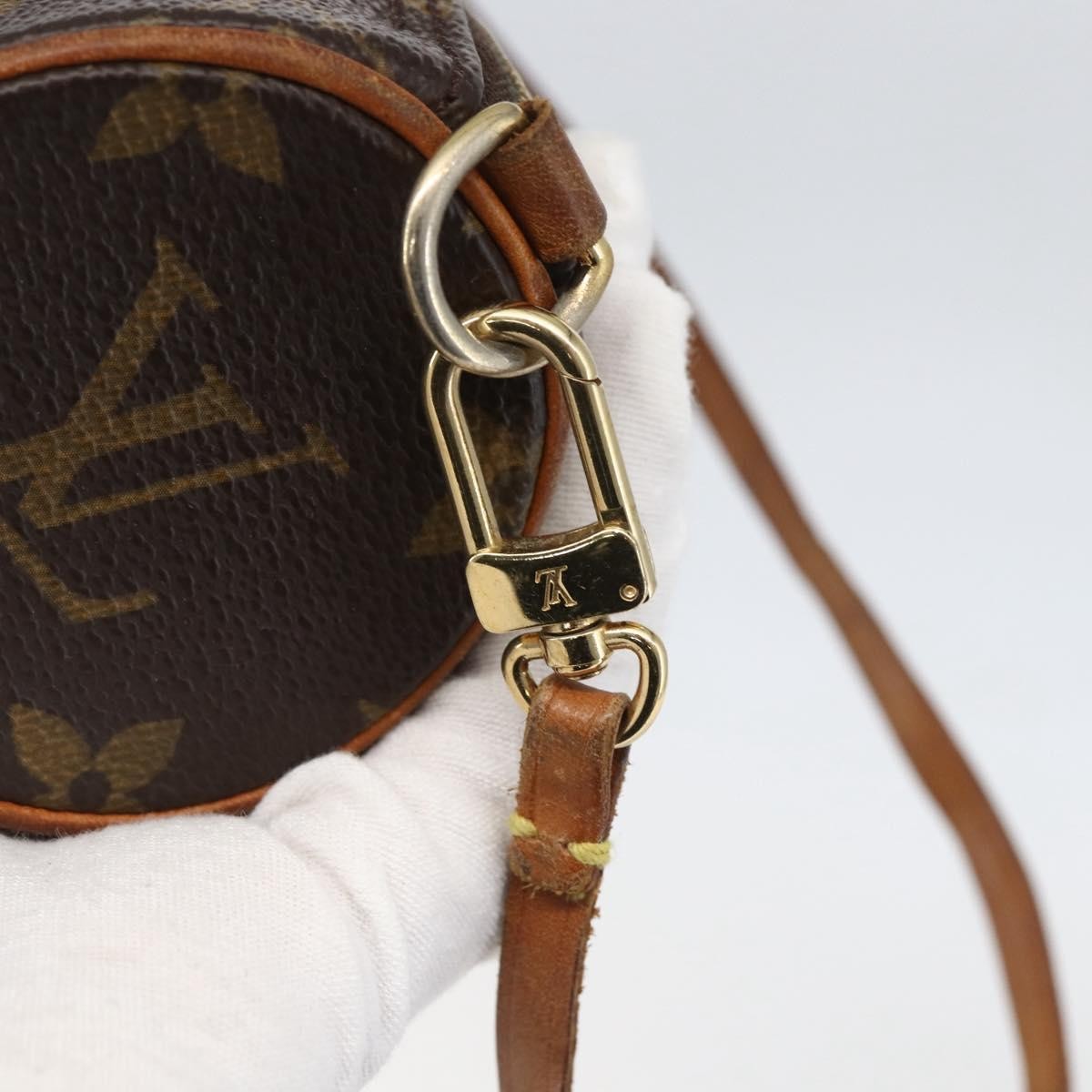 Louis Vuitton Papillon Pochette Monogram Canvas, BROWN, CANVAS, Clutche & pouche