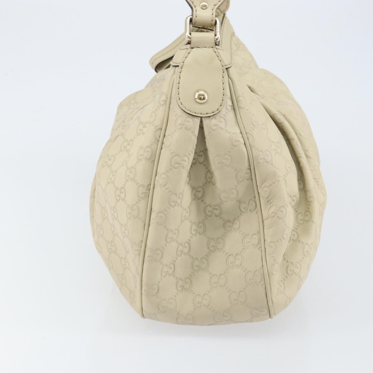 Gucci Sukey Hobo Guccissima Leather, ECRU, LEATHER, Shoulder bag
