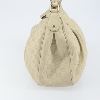 Gucci Sukey Hobo Guccissima Leather, ECRU, LEATHER, Shoulder bag