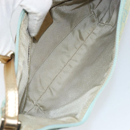 Gucci Vintage Pochette Shoulder Bag GG Canvas, BLUE, CANVAS, Shoulder bag