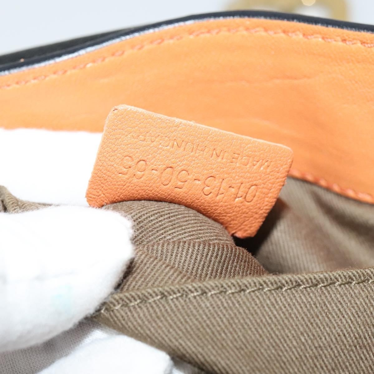 Chloe Elsie Shoulder Bag Perforated Leather, ORANGE, LEATHER, Shoulder bag