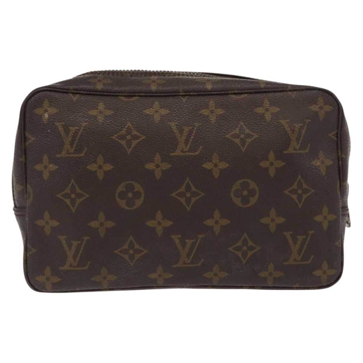 Louis Vuitton Trousse Toiletry Pouch Monogram Canvas, BROWN, CANVAS, Toiletry Case