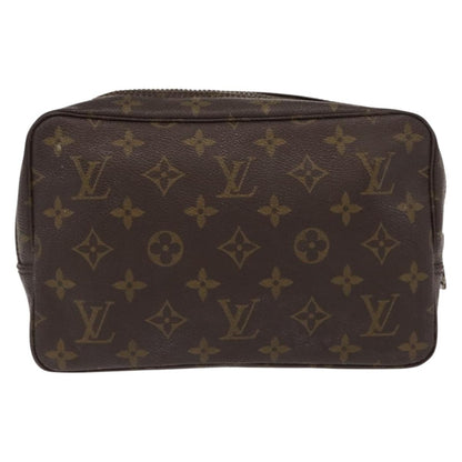 Louis Vuitton Trousse Toiletry Pouch Monogram Canvas, BROWN, CANVAS, Toiletry Case