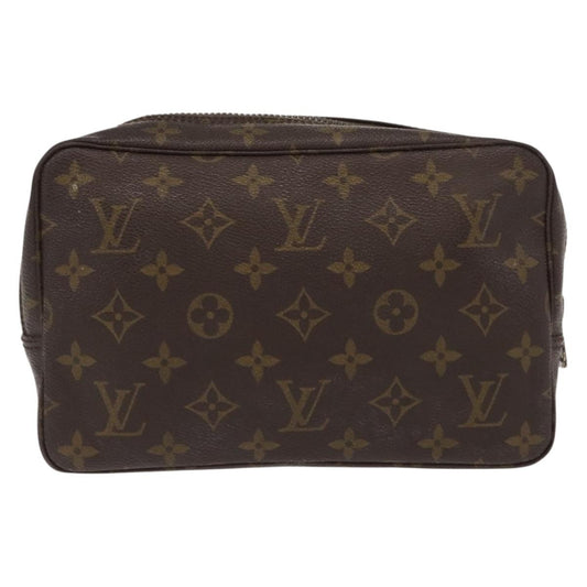 Louis Vuitton Trousse Toiletry Pouch Monogram Canvas, BROWN, CANVAS, Toiletry Case