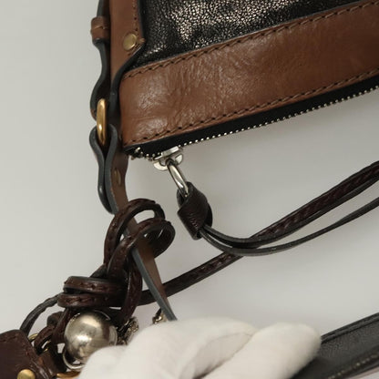 Chloe Kerala Equipped Satchel Leather, BLACK, LEATHER, Handbag