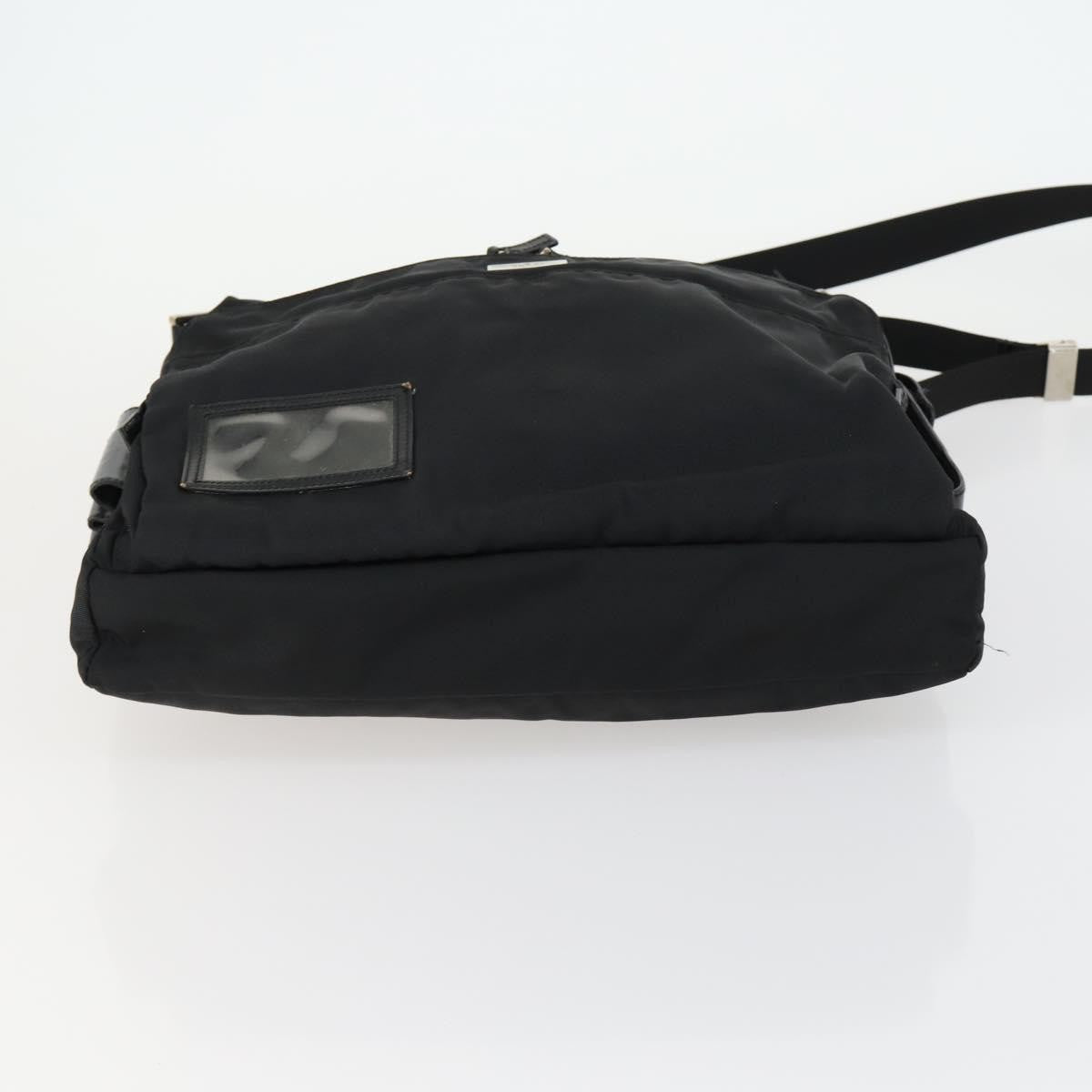Prada Vintage Shoulder Bag Tessuto, BLACK, CANVAS, Shoulder bag