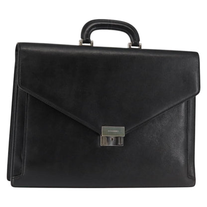 Burberry Briefcase Leather, BLACK, LEATHER, Briefcase