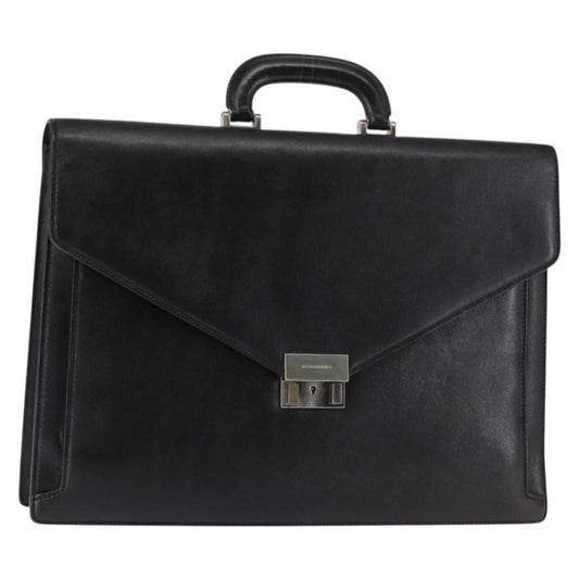Burberry Briefcase Leather, BLACK, LEATHER, Briefcase