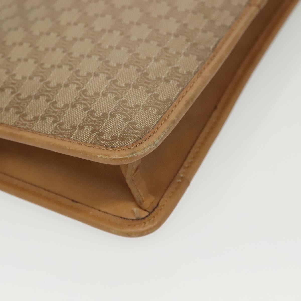 Celine Macadam Pochette Classic, BEIGE, PVC, Clutche & pouche