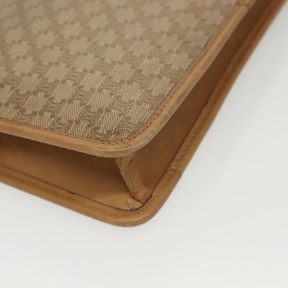 Celine Macadam Pochette Classic, BEIGE, PVC, Clutche & pouche