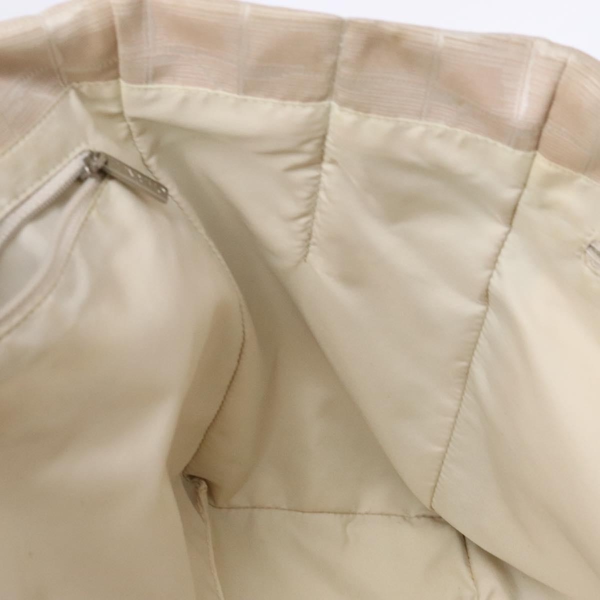 Chanel Travel Line Tote Nylon, BEIGE, NYLON, Travel bag