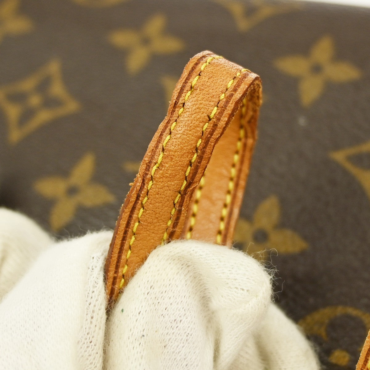 Louis Vuitton Twin Handbag Monogram Canvas, BROWN, CANVAS, Clutche & pouche