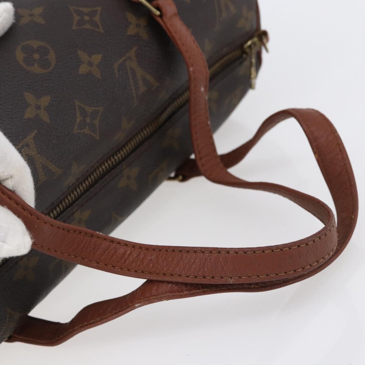 Louis Vuitton Papillon Handbag Monogram Canvas, BROWN, CANVAS, Handbag