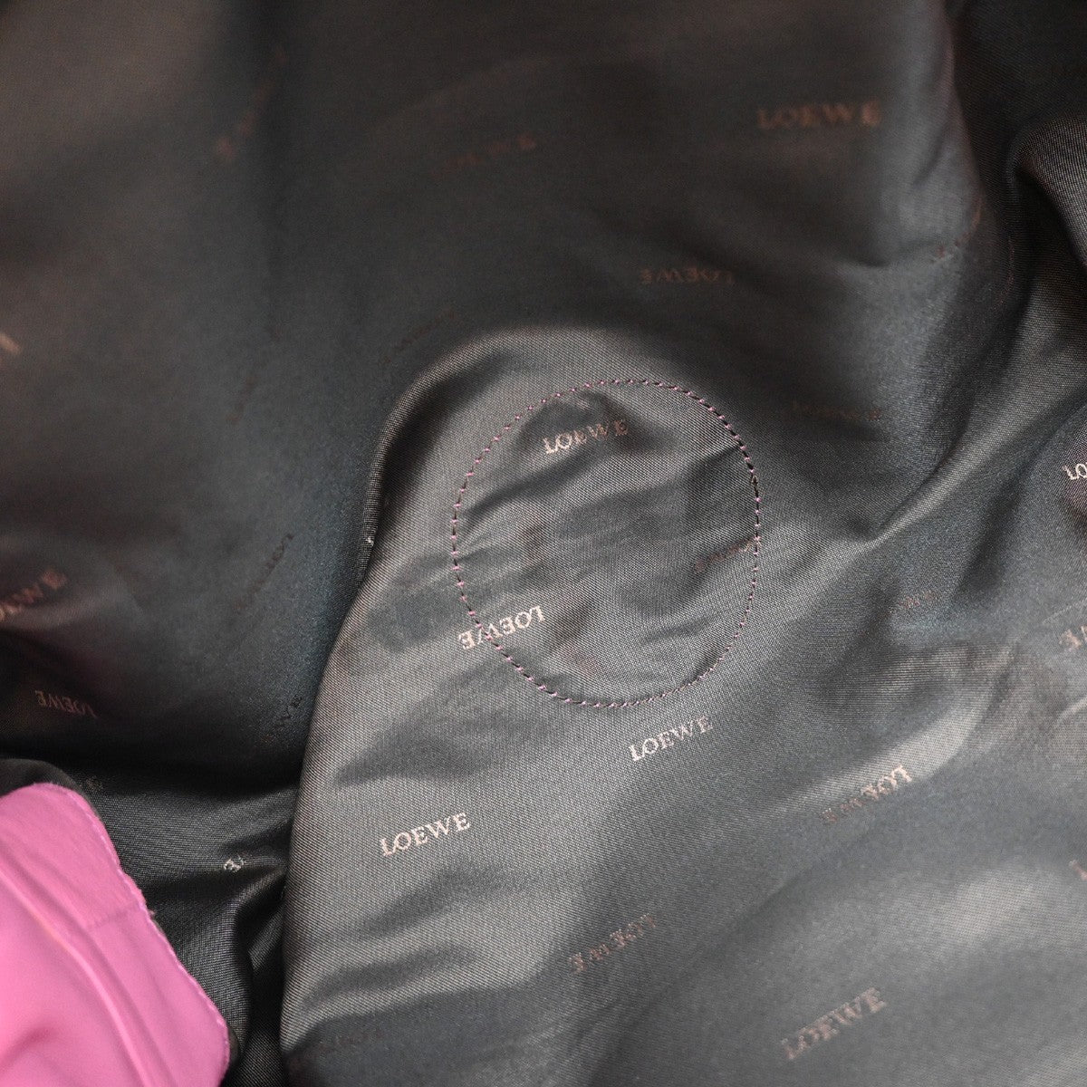 Loewe Anagram Logo Nappa Aire Hand Bag Leather, PINK, LEATHER, Handbag