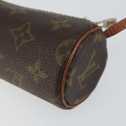 Louis Vuitton Papillon Pochette Monogram Canvas, BROWN, CANVAS, Clutche & pouche