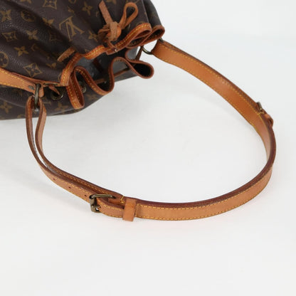 Louis Vuitton Petit Noe Handbag Monogram Canvas, BROWN, CANVAS, Handbag