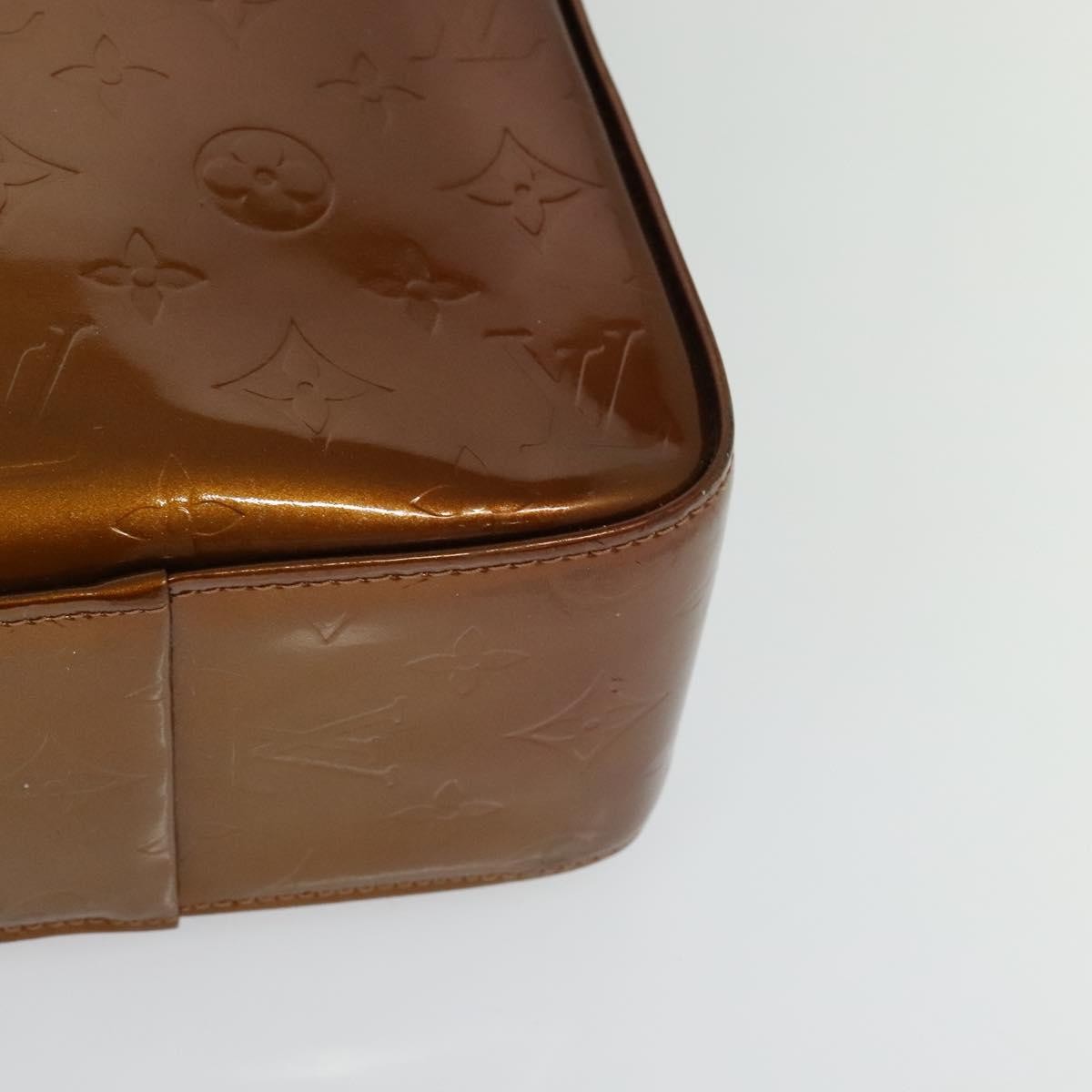 Louis Vuitton Columbus Handbag Monogram Vernis, BROWN, PATENT_LEATHER, Tote bag