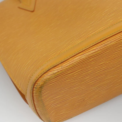 Louis Vuitton Lussac Handbag Epi Leather, YELLOW, LEATHER, Shoulder bag