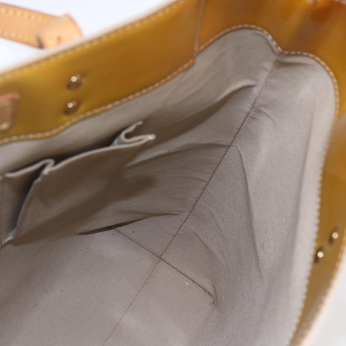 Louis Vuitton Reade Handbag Monogram Vernis, BEIGE, PATENT_LEATHER, Tote bag