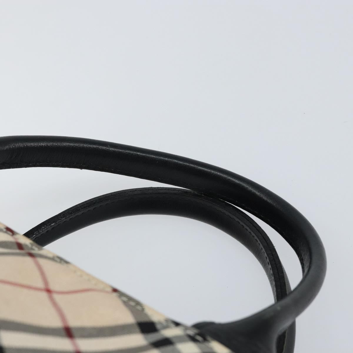 Burberry Nova Check Handbag Nylon, BEIGE, NYLON, Handbag