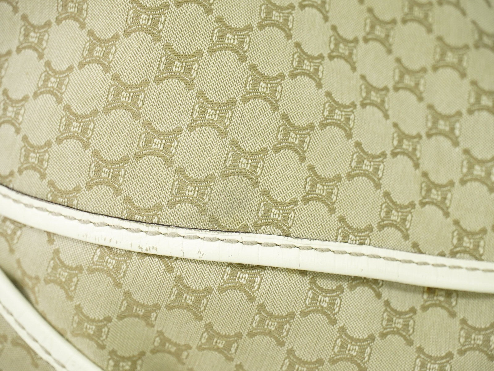 Celine Bittersweet Canvas, BEIGE, CANVAS, Tote bag