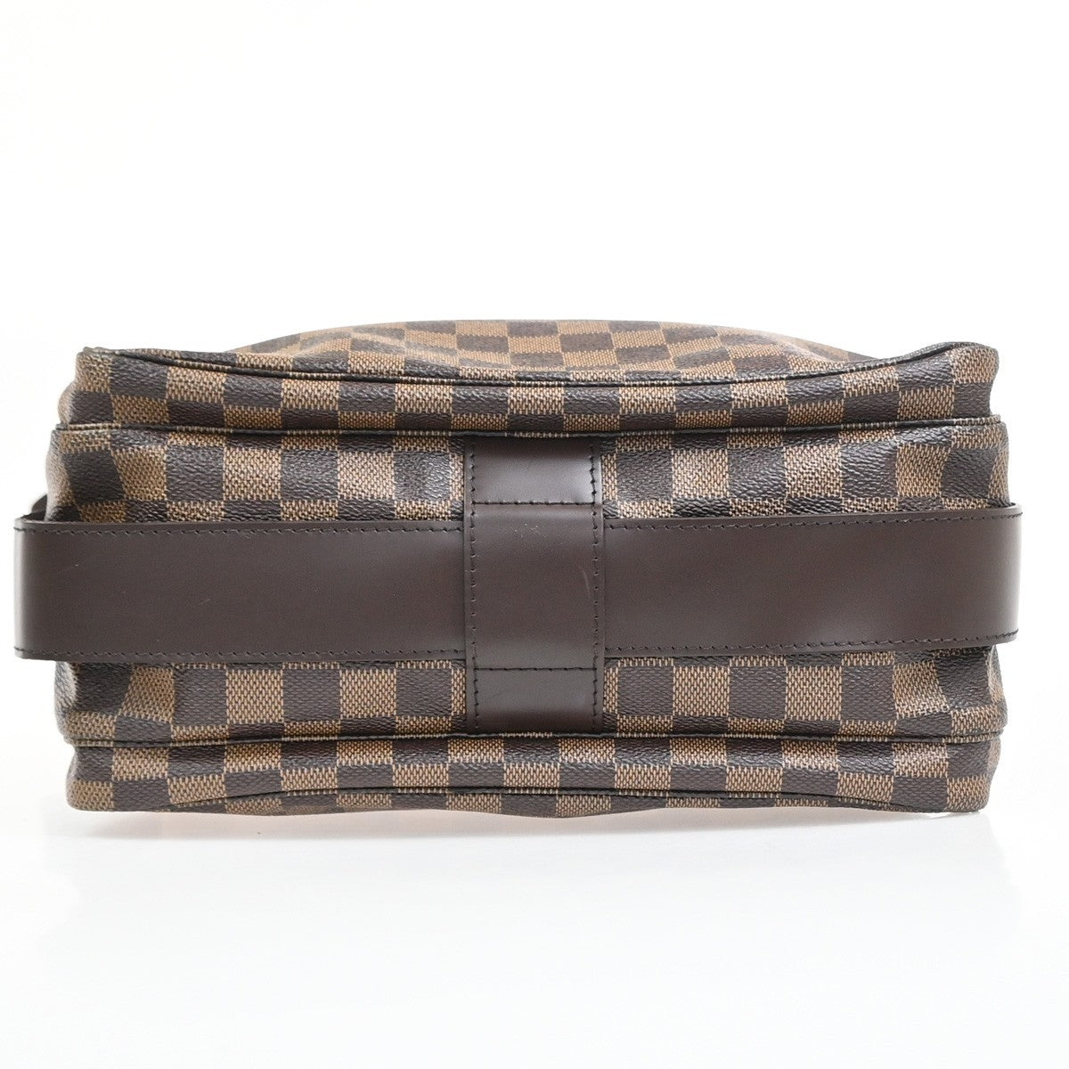 Louis Vuitton Naviglio Handbag Damier, Brown, Canvas, Shoulder Bag