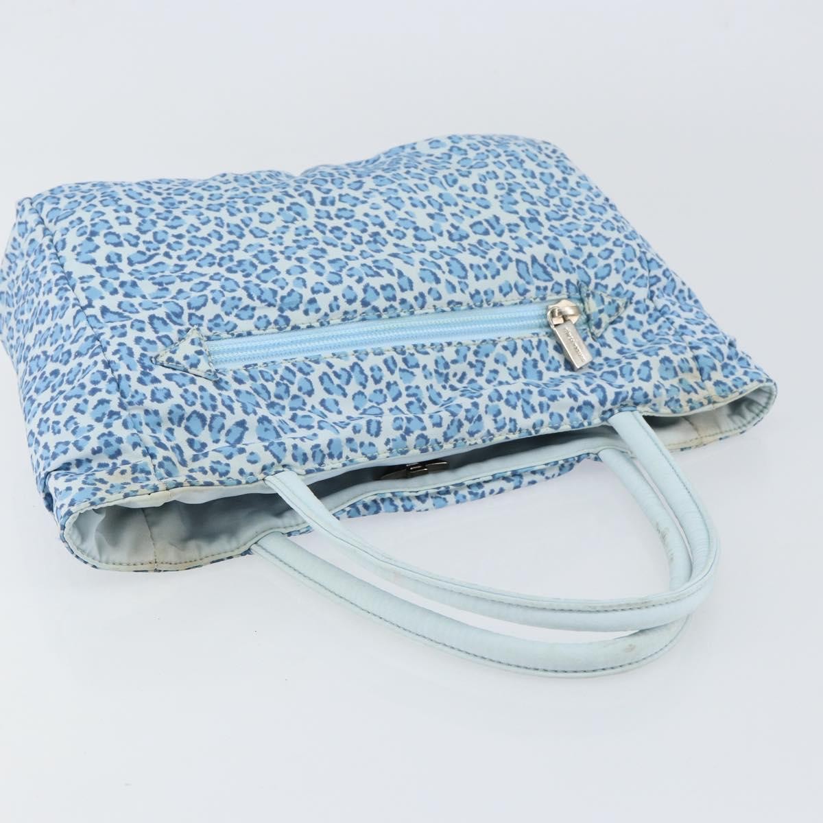 Bottega Veneta Vintage Tote Bag Nylon, BLUE, NYLON, Tote bag