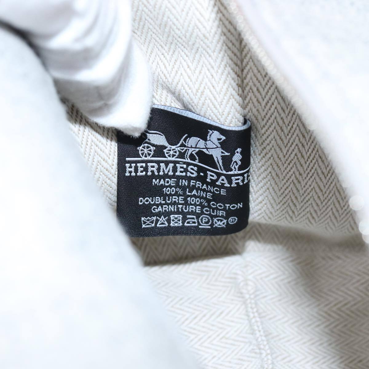 Hermes Bride à Brac Wool, GRAY, WOOL, Scarve & shawl