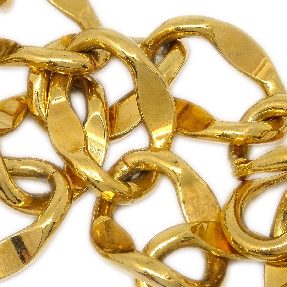 Chanel CC Medallion Chain Belt Metal, GOLD, GOLD_PLATED, Belts