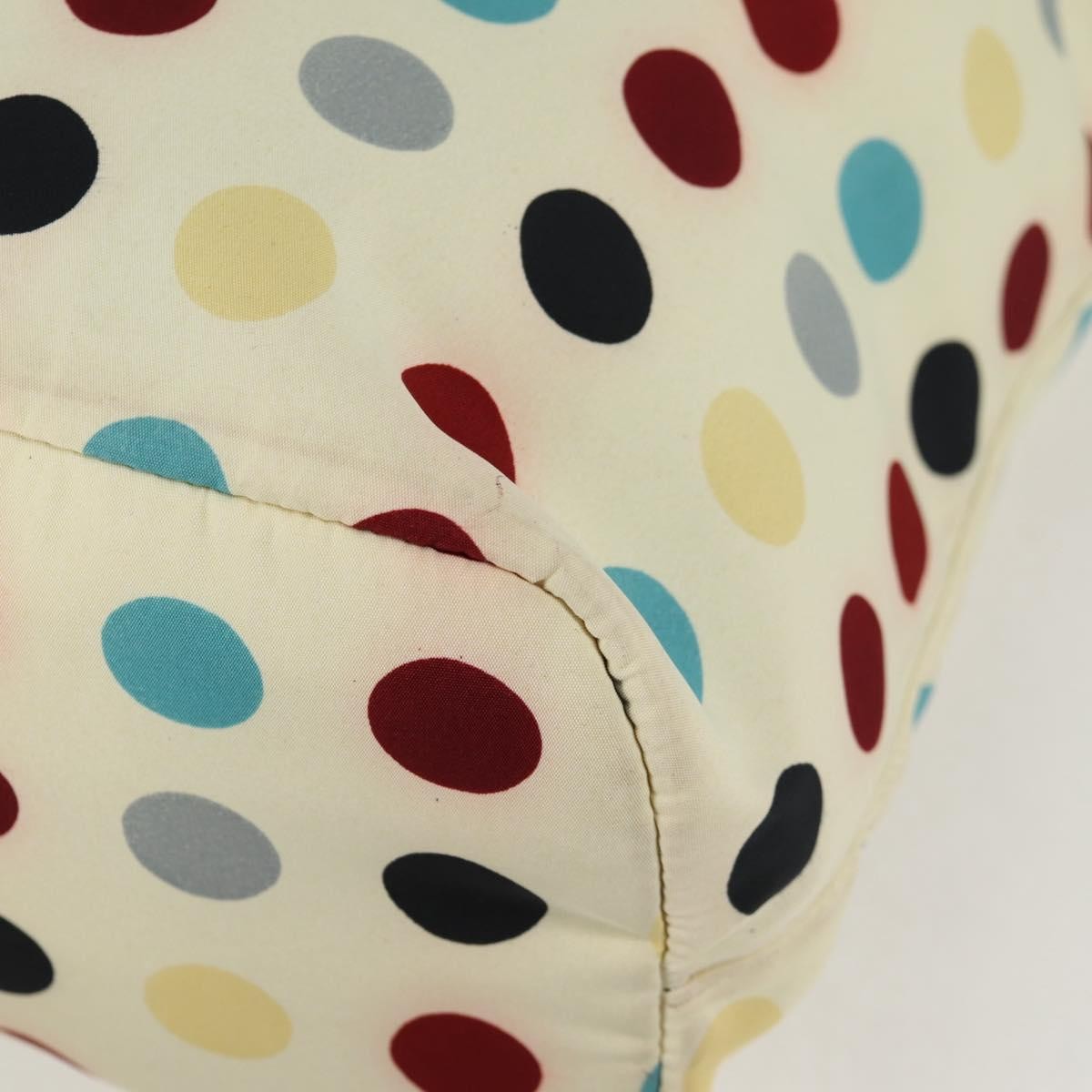 Prada Convertible Tote Printed Tessuto with Saffiano, WHITE, NYLON, Tote bag