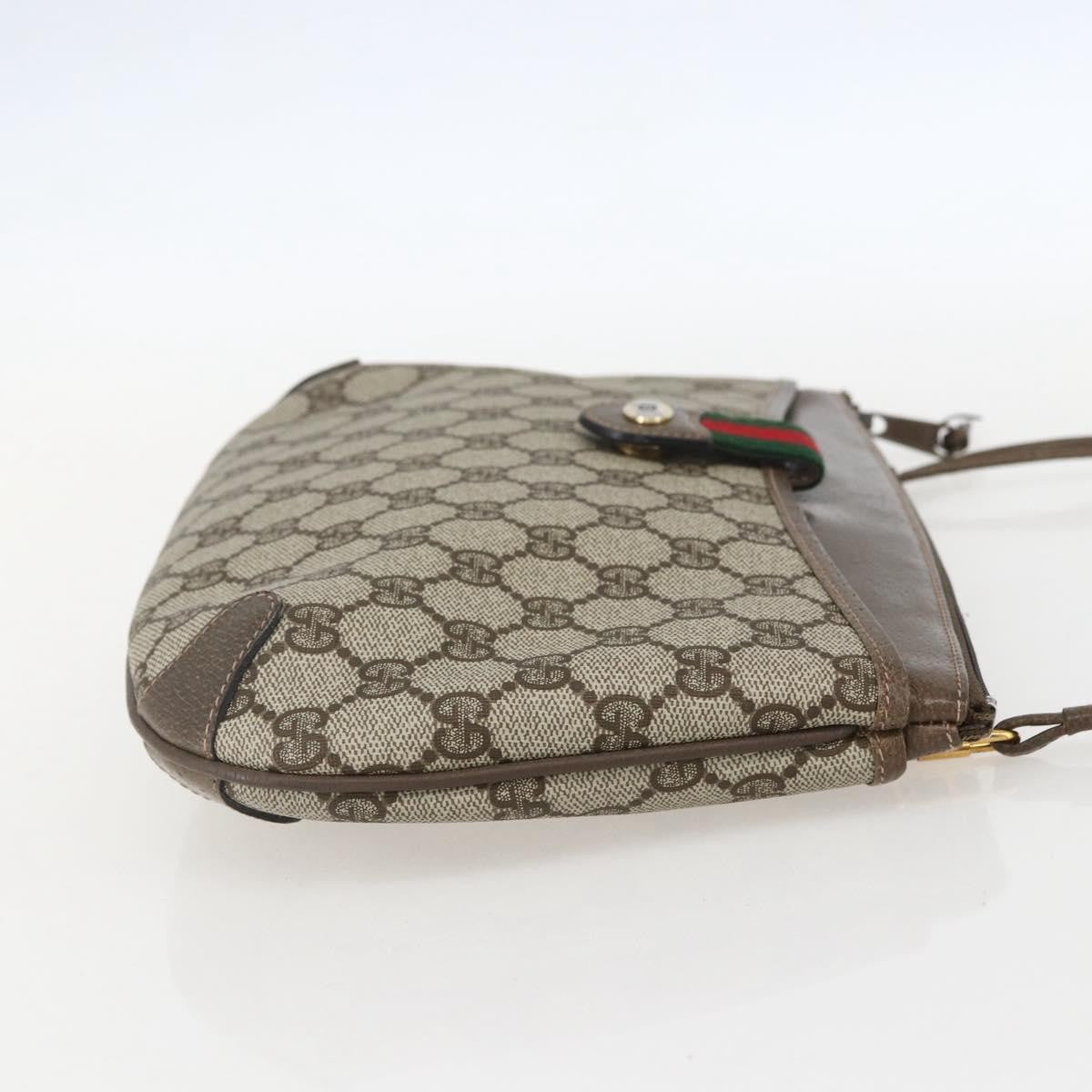 Gucci Vintage Web Crossbody Bag GG Coated Canvas, BEIGE, CANVAS, Shoulder bag