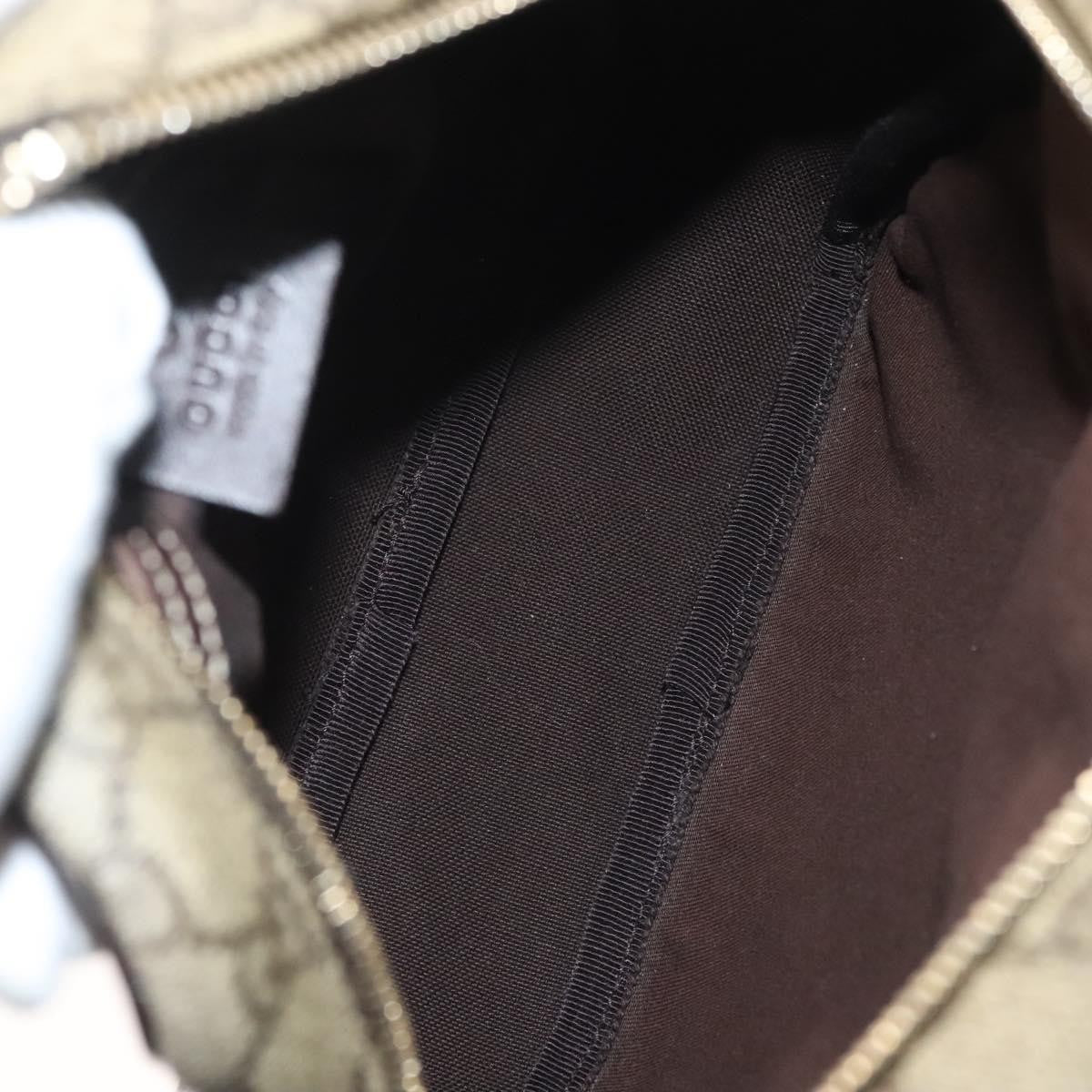 Gucci Front Zip Messenger GG Coated Canvas, BEIGE, CANVAS, Shoulder bag