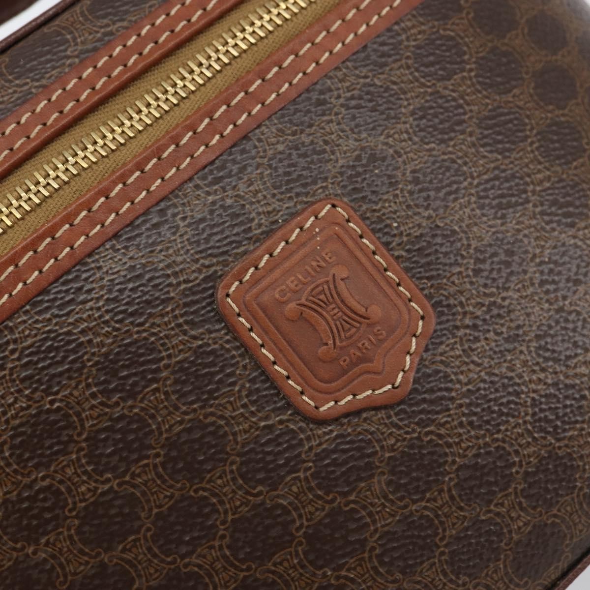 Celine Macadam Vanity Bag Canvas, BROWN, CANVAS, Clutche & pouche