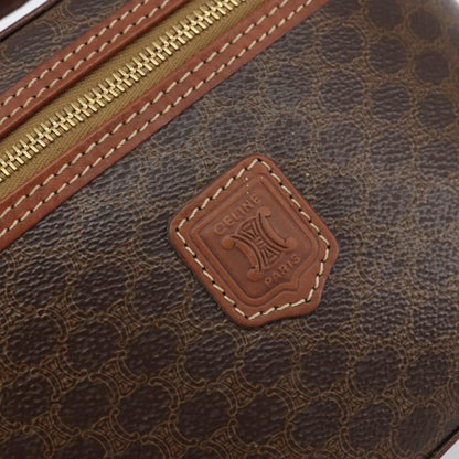 Celine Macadam Vanity Bag Canvas, BROWN, CANVAS, Clutche & pouche