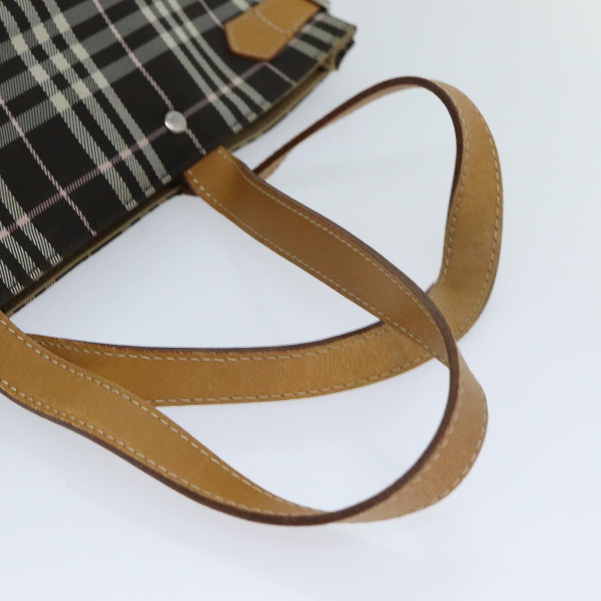 Burberry Nova Check Blue Label Nylon, BROWN, NYLON, Travel bag