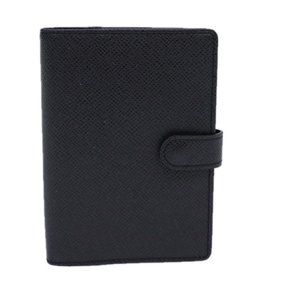 Louis Vuitton Agenda Cover Epi Leather, BLACK, LEATHER, Toiletry Case