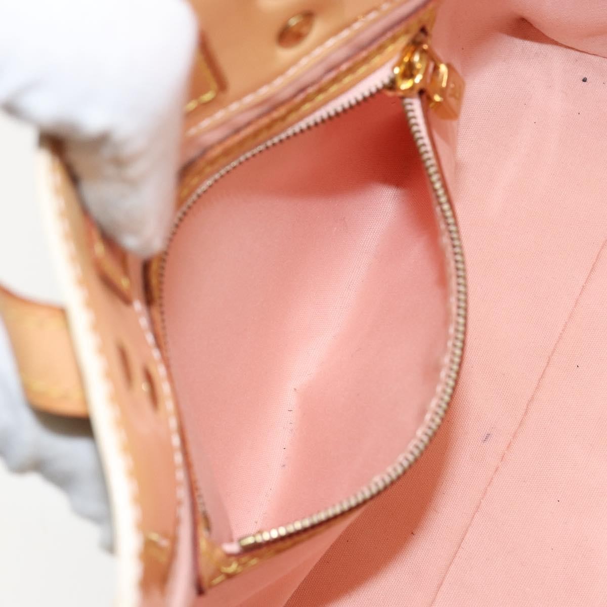 Louis Vuitton Reade Handbag Monogram Vernis, YELLOW, PATENT_LEATHER, Handbag