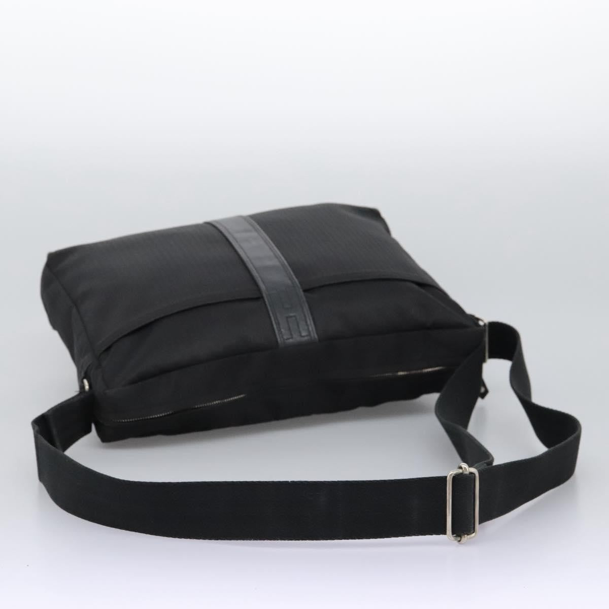Hermes Acapulco Messenger Nylon, BLACK, NYLON, Shoulder bag