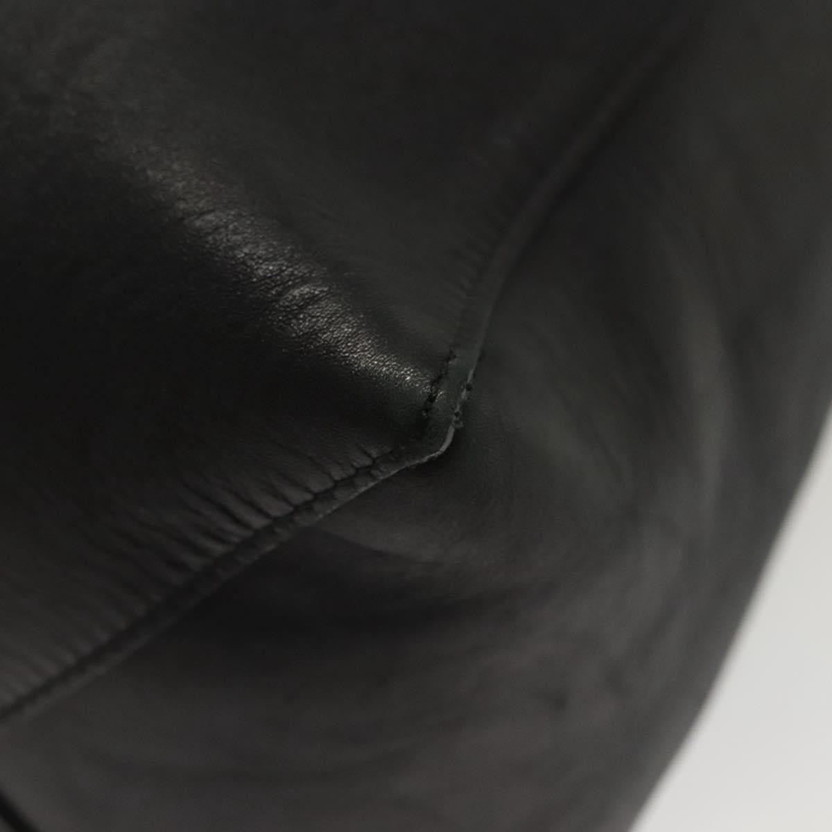 Celine Bicolor Drawstring Cabas Tote Leather, BEIGE, LEATHER, Tote bag