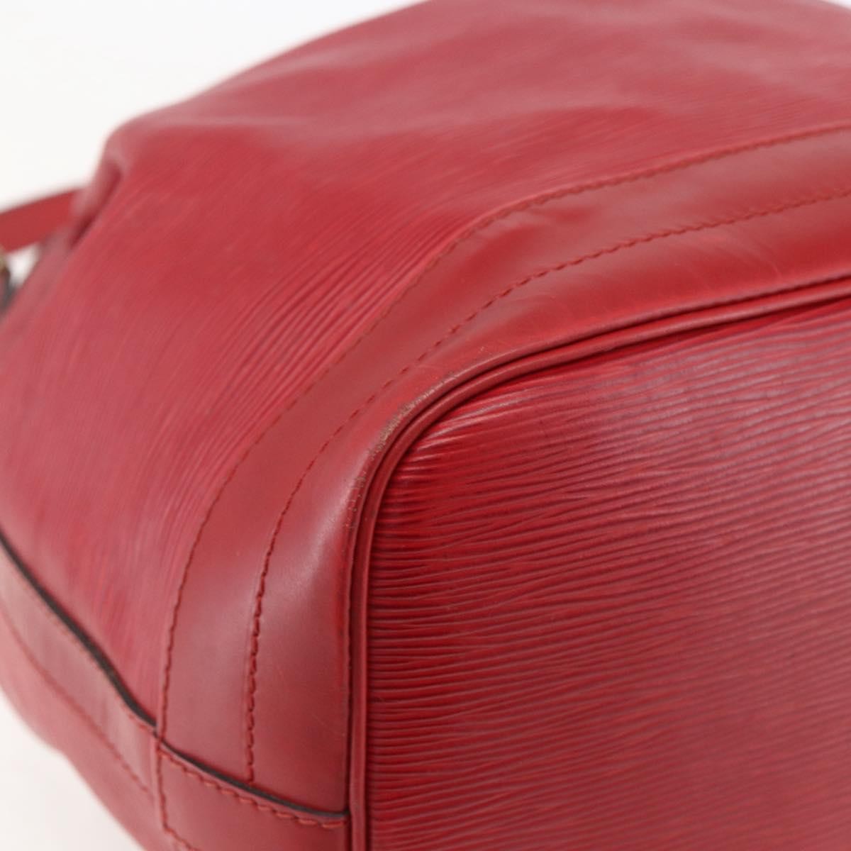 Louis Vuitton Petit Noe NM Handbag Epi Leather, RED, LEATHER, Shoulder bag