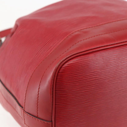 Louis Vuitton Petit Noe NM Handbag Epi Leather, RED, LEATHER, Shoulder bag