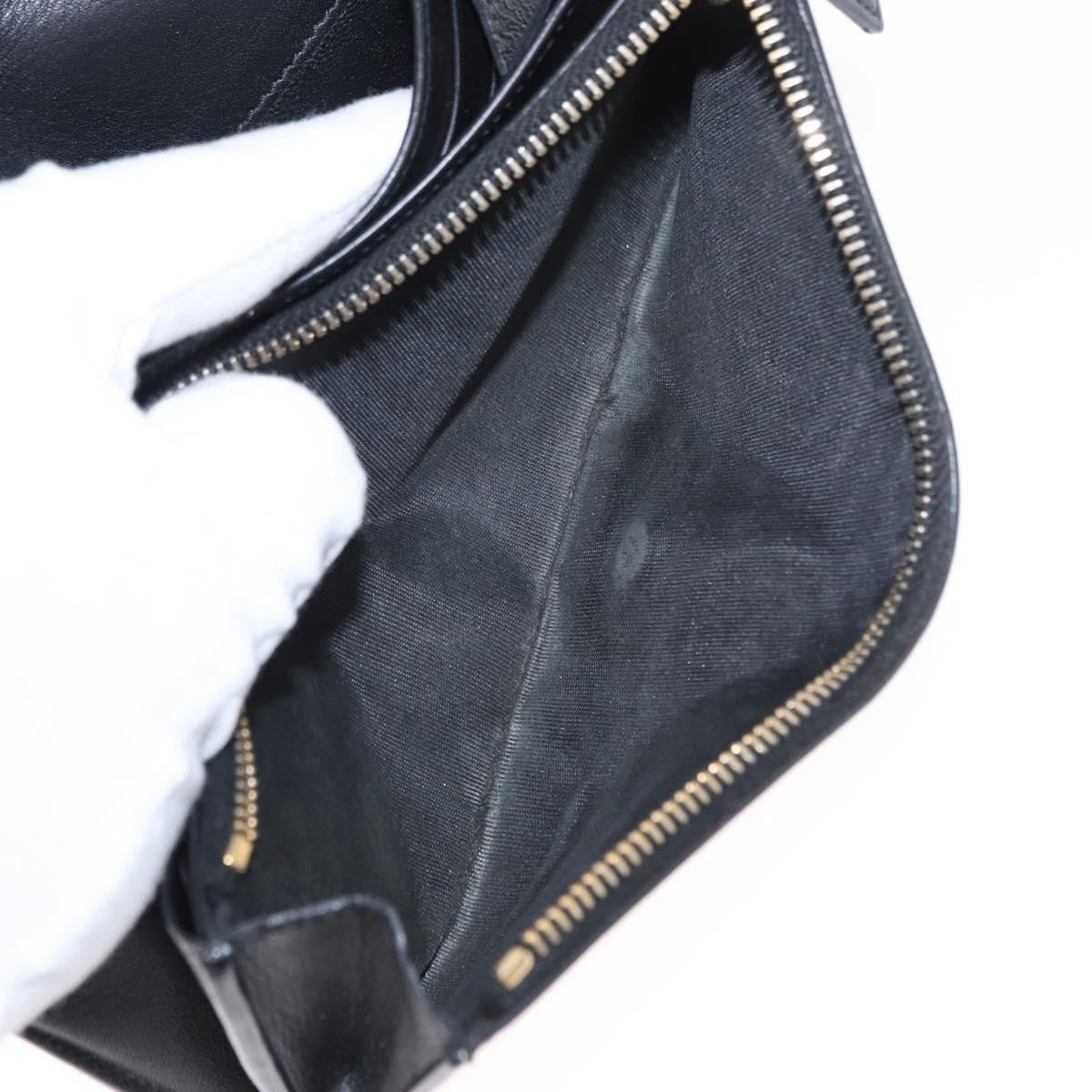 Saint Laurent Classic Y Flap Wallet Leather, BLACK, LEATHER, Wallets