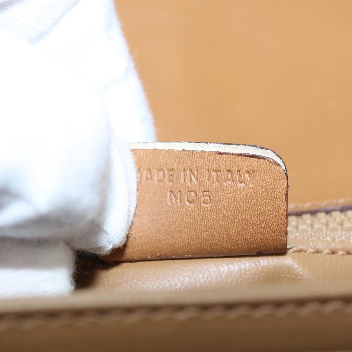 Celine Macadam Shoulder Bag PVC Leather, BEIGE, CANVAS, Shoulder bag