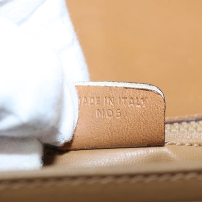 Celine Macadam Shoulder Bag PVC Leather, BEIGE, CANVAS, Shoulder bag