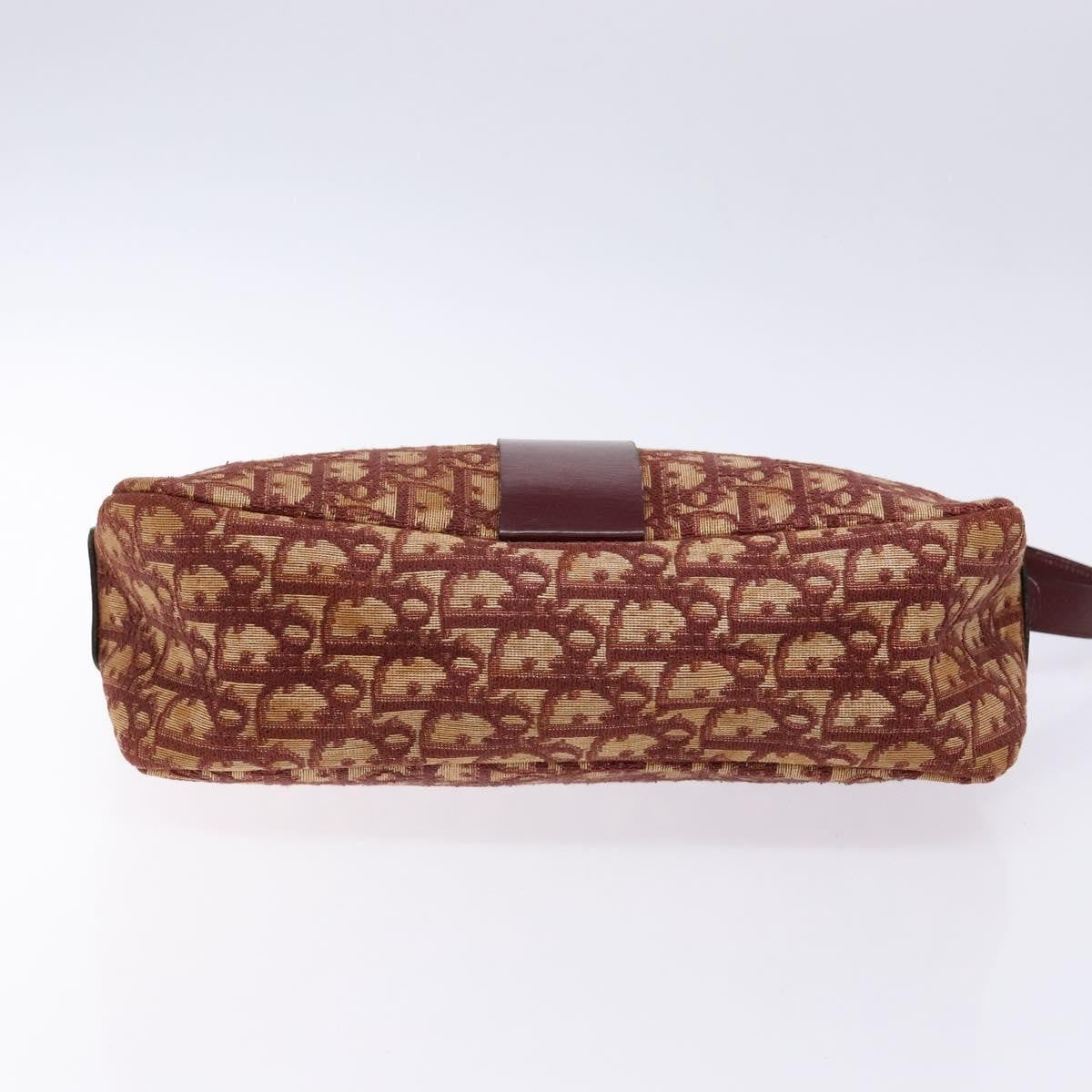 Christian Dior Vintage Trotter Handbag Canvas, RED, CANVAS, Handbag